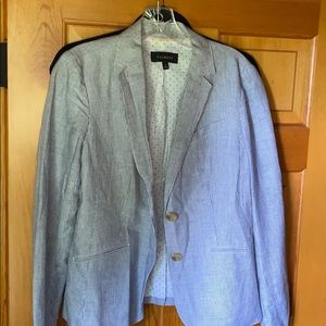 Talbots sear sucker blazer